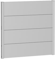 Biohort kerítés panel 100 cm x 90 cm ezüstmetál
