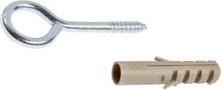  szemescsavar 4 mm x 30 mm horganyzott 4 darab (483759)