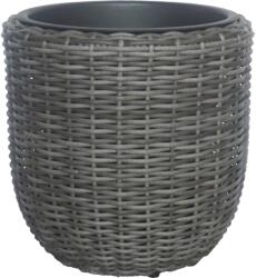  Virágcserép 44 cm x 44 cm x 44 cm szürke