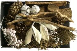  Szárított növények dekormix fehér-natúr