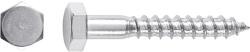 LUX-TOOLS LUX hatlapfejű facsavar rozsdamentes acél 8 mm x 40 mm (473972)