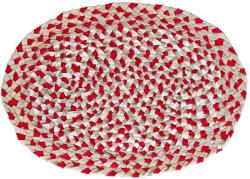  Lábtörlő szövött ovális kb. 40 cm x 60 cm