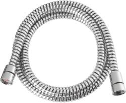 LUX-TOOLS Víztakarékos tömlő 200 cm krómozott fekete (415217)