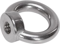  Gyűrűs anya rozsdamentes acél M6