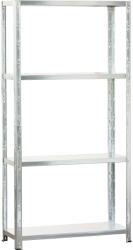  MEDIUM fém összedugható polc horganyzott 150 cm x 75 cm x 30 cm