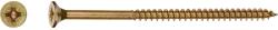 LUX-TOOLS LUX süllyesztettfejű univ. csavar PZ-behajt. 5 mm x 80 mm 200 darab (470427)