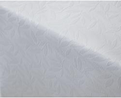  Vízlepergető dekor anyag ALEXIS fehér levélmintás 290 cm széles méteráru