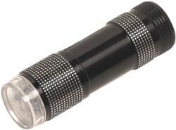 LUX-TOOLS 9 LED-es zseblámpa fekete (396278)