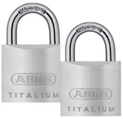 Titalium lakat 2 db azonos zárlattal 726TI/40TWINSB (726TI/40TWINSB)