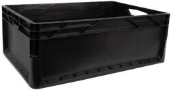 Eurobox-System Eurobox-rendszer Tauro tömörfalú 42 l-es doboz 60 cm x 40 cm x 22 cm fekete (604022V-766)