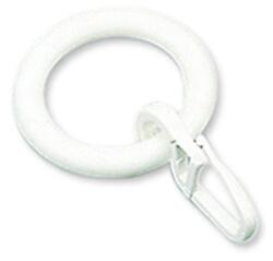  Gardinia függönykarika vitrázs és kávéházi rudakhoz, króm (2294)