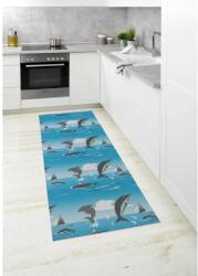  Wenko fürdőszobaszőnyeg Delfin műanyag 65 cm x 200 cm többszínű