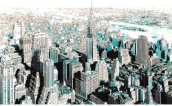 Komar nemszőtt fotótapéta Gotham 400 x 250 cm