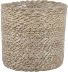 Mica Decorations Atlantic kosár krémszínű 14 cm átmérő 14 cm