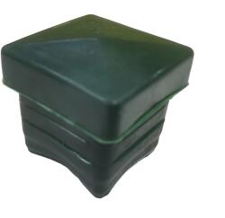  Tartalék oszlopsapka műanyag 40 x 40 mm zöld (045281)