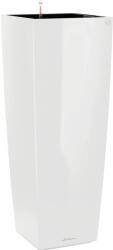 Lechuza Cubico Alto Premium oszlopkaspó 40 cm x 40 cm fehér magasfényű
