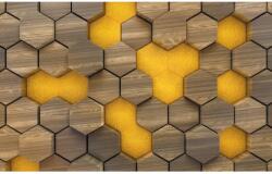 Komar vlies fotótapéta Woodcomb Olive 400 cm x 250 cm