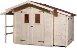 WEKA Bologna Plus 19 fa kerti ház natúr 340 x 200 cm (125.2020.10.40)