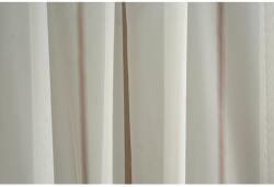  Fényáteresztő voile fügöny 12325/10 barna csíkos 300 cm magas méteráru (81203)