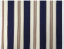  Dekoranyag Dana 140 cm széles, kék csíkos méteráru (20097)