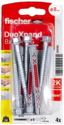  Rögzítődübel Duoxpand 8 cm x 80 cm hatlap fejű