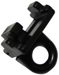 Gardinia köztes ütköző alumínium - fekete 6 db