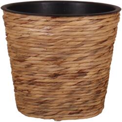  Kaspó vízijácinttal 30 cm x 26 cm natúr-fekete (1-15910070-B)