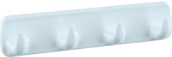 WENKO fogas 19 cm x 4, 5 cm x 2, 5 cm 4 akasztóval fehér (4408010100)