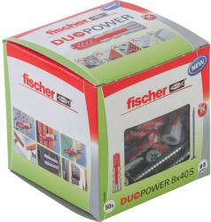 Fischer Duopower 8 x 40 S LD csavarral (535460)