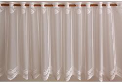  Vitrázs függöny 6518 fehér csíkos 45 cm magas méteráru (79517)