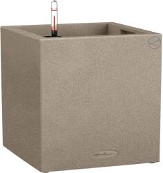 Lechuza Canto Stone 30 low kockakaspó homokbézs 30 cm x 30 cm