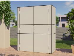 Bertilo HPL Highboard kerti szekrény 155 cm x 75 cm x 193 cm Szürke FSC