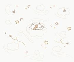 Komar nemszőtt fotótapéta Disney Winnie the Pooh Sleepy Little Bear bézs