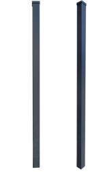  Alumínium oszlop dekor-kerítésekhez bebetonozható 6, 3 cm x 160 cm antracit
