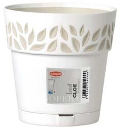  Cloe kaspó+alj 15 cm fehér (5901793100)