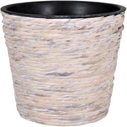  A. H. G. Sticking Roll kaspó vízijácinttal 16 cm x 14 cm Koptatott fehér