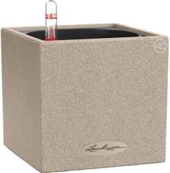 Lechuza Canto Stone 14 kaspó homokbézs 14 cm x 14 cm