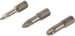 LUX-TOOLS LUX torziós bit készlet PZ1 PZ2 PZ3 (107414)