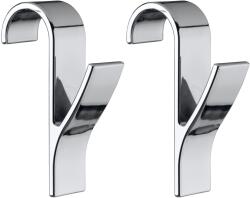 WENKO akasztók törölközőszárítóhoz, króm, 2 darabos készlet (4468162100)