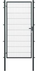 Floraworld egyszárny kapu kétrudas hálós kerítéspanel antracit 200 cm x 120 cm (043478)