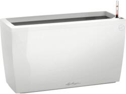 Lechuza Cararo Premium virágláda 75 cm x 30 cm fehér magasfényű