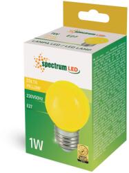  LED fényforrás sárga E27 1W