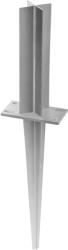  Oszlop tartó alumínium oszlopokhoz műanyag sapkával 105 cm x 9 cm x 9 cm (101381)