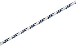 LUX-TOOLS hajókötél 8 mm átmérő fehér-kék-fekete - méteráru (430600)