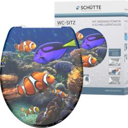  SEA LIFE duroplaszt WC-ülőke leeresztő automatikával és gyorszárral (82372)