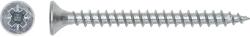  Süllyesztett fejű univerzális csavar PZ-behajtás 3 mm x 35 mm 25 darab (485870)