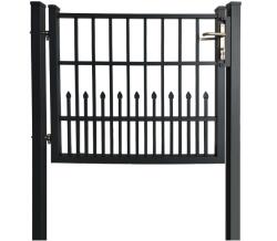  Egyszárnyú dekor-kapu Bremen bebetonozható 120 cm x 103 cm antracit