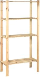  OBI állvány 4 polccal fa (300303)