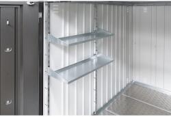 Biohort polcké. minigarázshoz oszlopokkal és 2 polccal 77 cm x 26, 8 cm x 14 cm