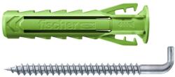 Fischer SX Plus 6 mm x 30 mm WH Green dübel derékszög kampóval